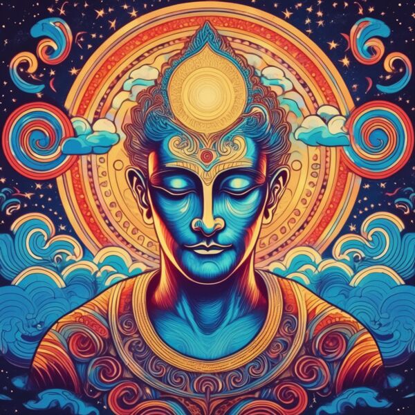 Firefly geef me een foto of illustratie voor een mega coole tshirt met een spirituele betekenis  Thumbnail